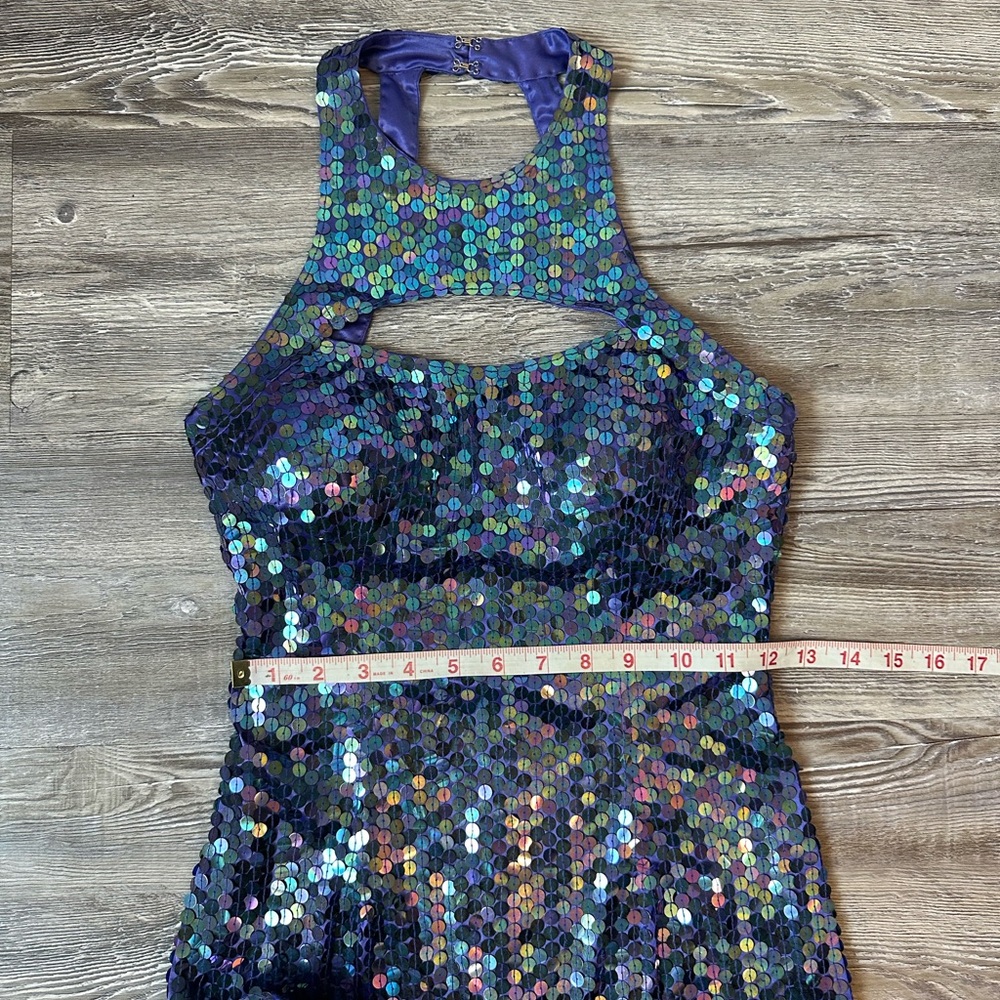 Adrianna Papell Evening Beautiful Vintage Sequin Dress - Picture 10 of 16